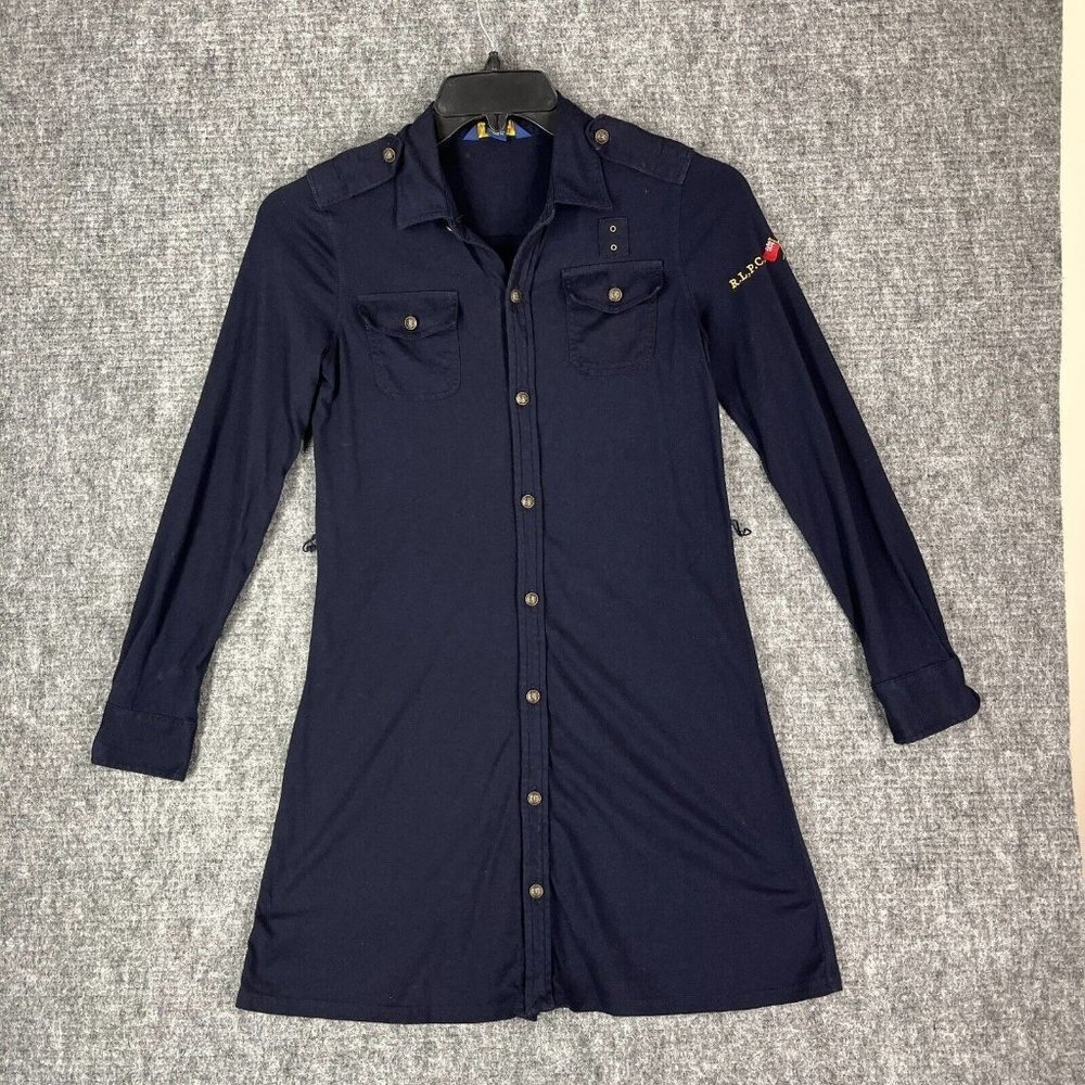 Polo Ralph Lauren Dress Girls XL 16 RLPC Royale Nautical Sailing Club British